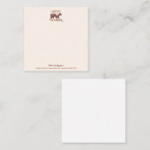 Carte De Correspondance Bienvenue à l'ours de Californie (Devant / Derrière)