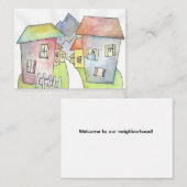 Carte De Correspondance Bienvenue dans notre quartier ! (Devant / Derrière)