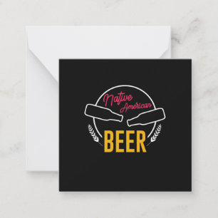 Carte De Correspondance Bières amérindiennes