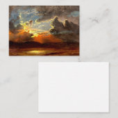 Carte De Correspondance Bierstadt - Ciels illuminés, beaux paysages (Devant / Derrière)