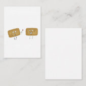 Carte De Correspondance Biscuits thématiques, jolis biscuits (Devant / Derrière)