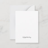 Carte De Correspondance black and white sketch of Mountains (Dos)