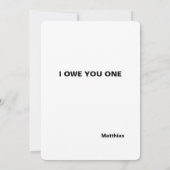 Carte De Correspondance Black and Yellow Horizontal Stripes (Dos)