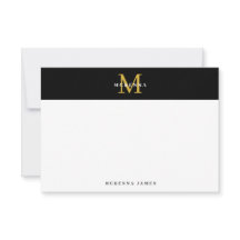 Black Gold Minimal Élégant Simple Classy Moderne