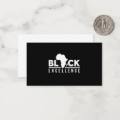 Carte De Correspondance Black Lives Matt Black Excellence (Devant/Arrière en situation)