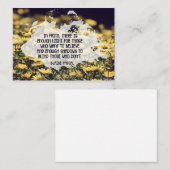 Carte De Correspondance Blaise Pascal Citation Inspirationnelle "Dans la f (Devant / Derrière)