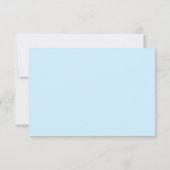 Carte De Correspondance Blank All Occasion Blue Border (Dos)