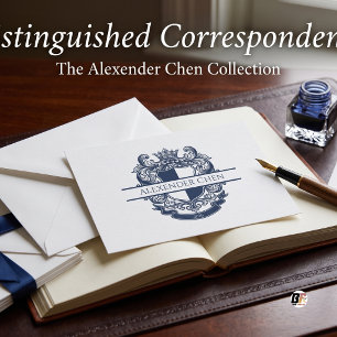 Carte De Correspondance Blason personnalisé de la Marine