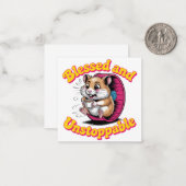 Carte De Correspondance Blessed And Unstoppable (Devant/Arrière en situation)