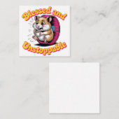 Carte De Correspondance Blessed And Unstoppable (Devant / Derrière)