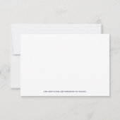 Carte De Correspondance Bleu classique juridique et avocat professionnel (Dos)