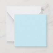 Carte De Correspondance Bleu Élégant Simple Moderne Nom Professionnel (Dos)