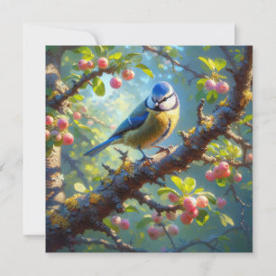 Carte De Correspondance Bleu Tit 1