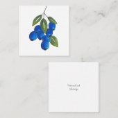 Carte De Correspondance Bleuets à main (Devant / Derrière)