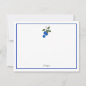 Carte De Correspondance Bleuets à main 3 (Devant)