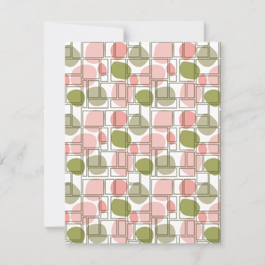 Carte De Correspondance Blobs de briques (Devant)