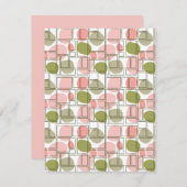 Carte De Correspondance Blobs de briques (Devant / Derrière)