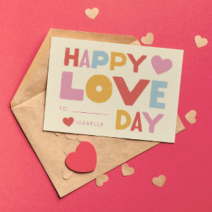 Carte De Correspondance Bloc de type mignon pour la Saint-Valentin en clas