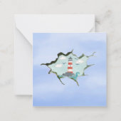 Carte De Correspondance bloc-notes maritime (Dos)