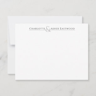 Carte De Correspondance Bloc-notes personnalisé pour les couples