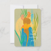 Carte De Correspondance Bloom stable - Calm Growth Affirmation personaliz (Devant)