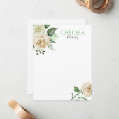 Carte De Correspondance Blooms du Sud (Devant/Arrière en situation)