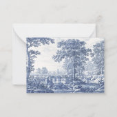 Carte De Correspondance Blue Italianate Paysage 1600s (Devant)