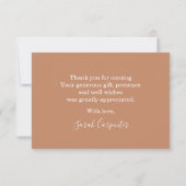 Carte De Correspondance Blue Rainbow merci (Dos)