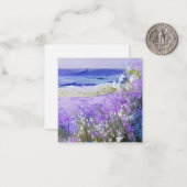 Carte De Correspondance Bluebells, heure quatre (Devant/Arrière en situation)