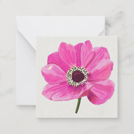 Carte De Correspondance Blush Bloom Notecard (Devant)