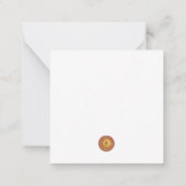 Carte De Correspondance Blush Bloom Notecard (Dos)
