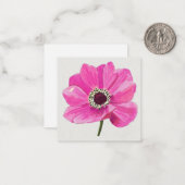 Carte De Correspondance Blush Bloom Notecard (Devant/Arrière en situation)