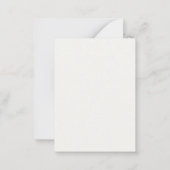 Carte De Correspondance Blush Silver Floral Girl Dance Academy Logo (Dos)