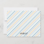 Carte De Correspondance Boho Blue Rainbow (Dos)