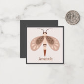 Carte De Correspondance Boho Butterfly Card (Devant/Arrière en situation)