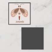 Carte De Correspondance Boho Butterfly Card (Devant / Derrière)