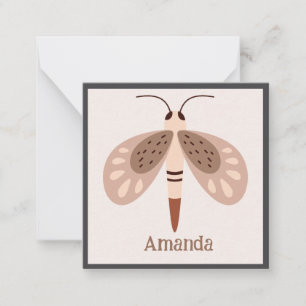 Carte De Correspondance Boho Butterfly Card