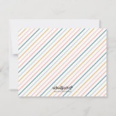 Carte De Correspondance Boho Rainbow Stationery (Dos)