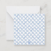 Carte De Correspondance Boîtier Cadeau Aquarelle bleu Bow Lemons (Dos)