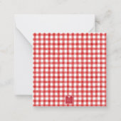 Carte De Correspondance Boîtier cadeau Aquarelle Rouge Bow (Dos)