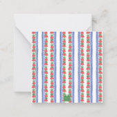 Carte De Correspondance Boîtier cadeau Chinoiserie Vase of Red Geraniums (Dos)