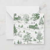Carte De Correspondance Boîtier cadeau de Noël personnalisé (Dos)