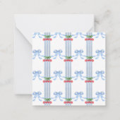 Carte De Correspondance Boîtier d'aquarelle pour les vaches de cerisier du (Dos)