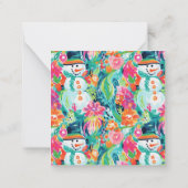 Carte De Correspondance Boîtier de Noël de Palm Beach (Dos)