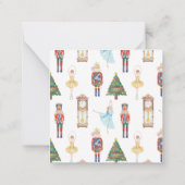 Carte De Correspondance Boîtier de Noël pour biscuits d'aquarelle (Dos)