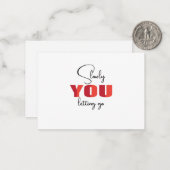 Carte De Correspondance Bon Bye (Devant/Arrière en situation)