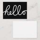 Carte De Correspondance Bonjour (Devant / Derrière)