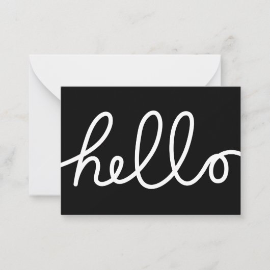 Carte De Correspondance Bonjour (Devant)