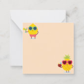 Carte De Correspondance Bonjour été (Dos)