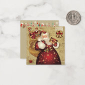 Carte De Correspondance Bonne Année (Devant/Arrière en situation)